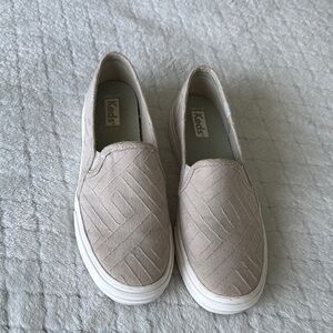 Keds Casual Slip-On Shoes in Light Tan